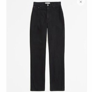 Abercrombie & Fitch Black Straight Leg Women's Jeans